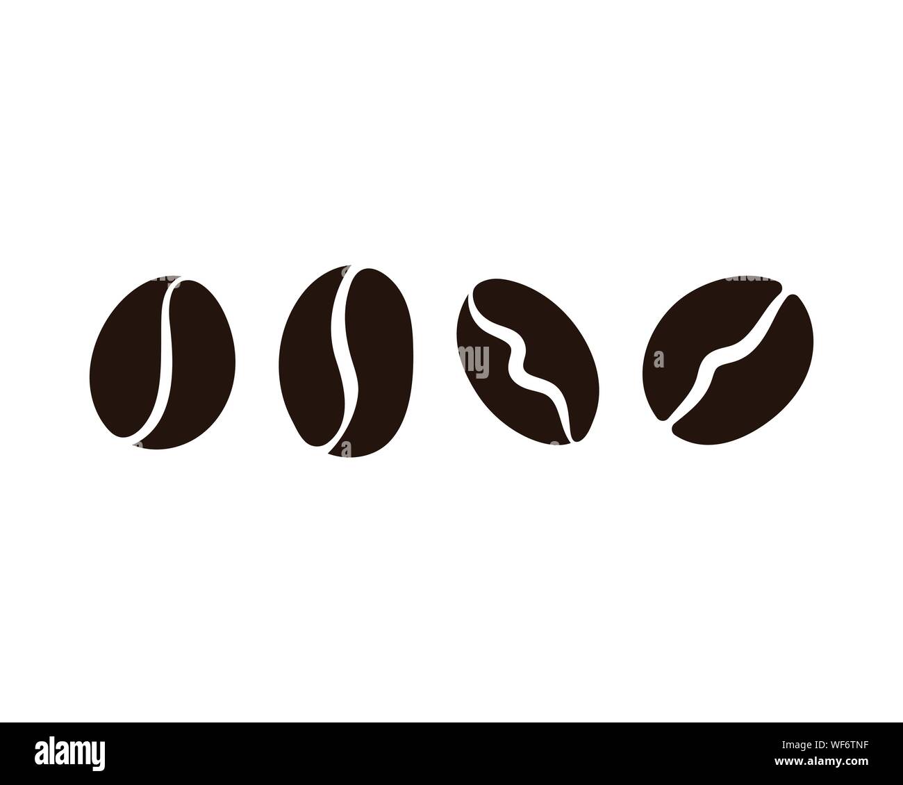 coffee bean icon vector illustration template Stock Vector Image & Art ...