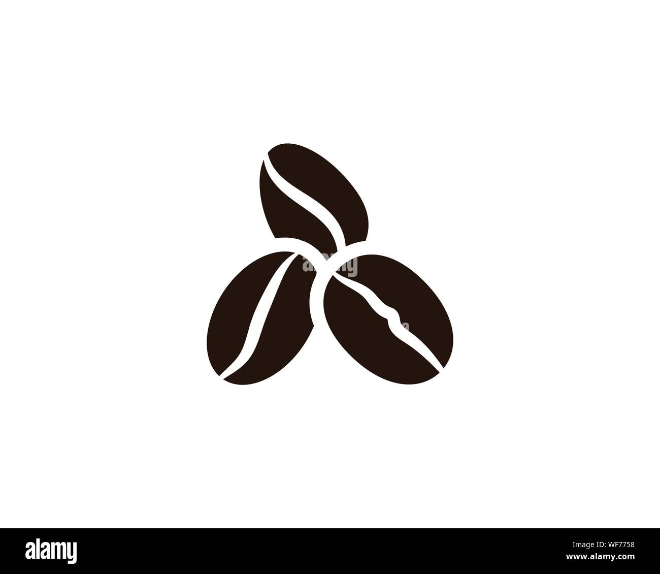 coffee bean icon vector illustration template Stock Vector Image & Art ...