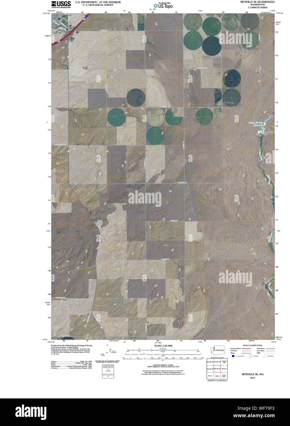 Map of ritzville hires stock photography and images Alamy