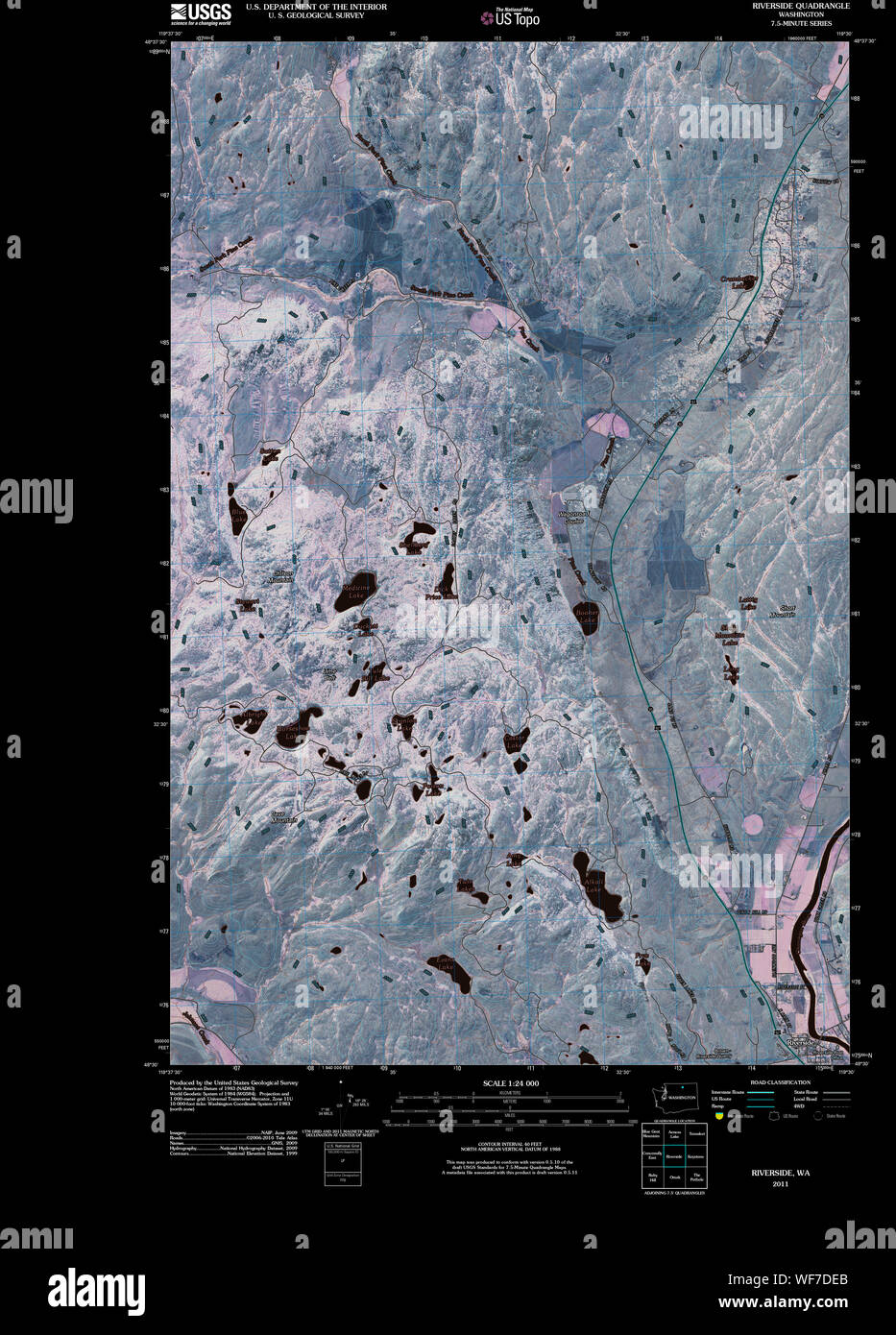 Riverside washington map hires stock photography and images Alamy