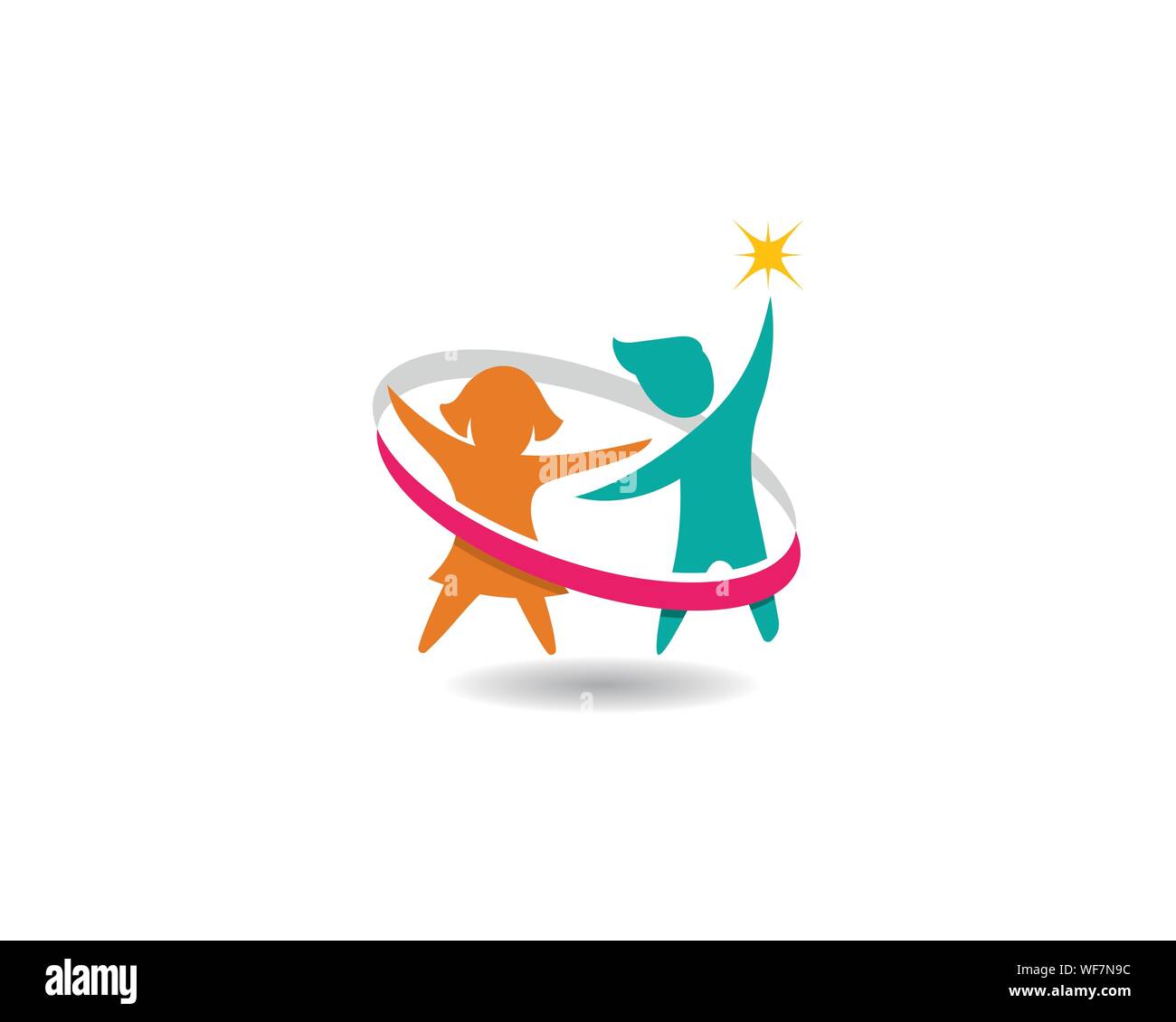 kids concept vector illustration icon design Stock Vector Image & Art ...