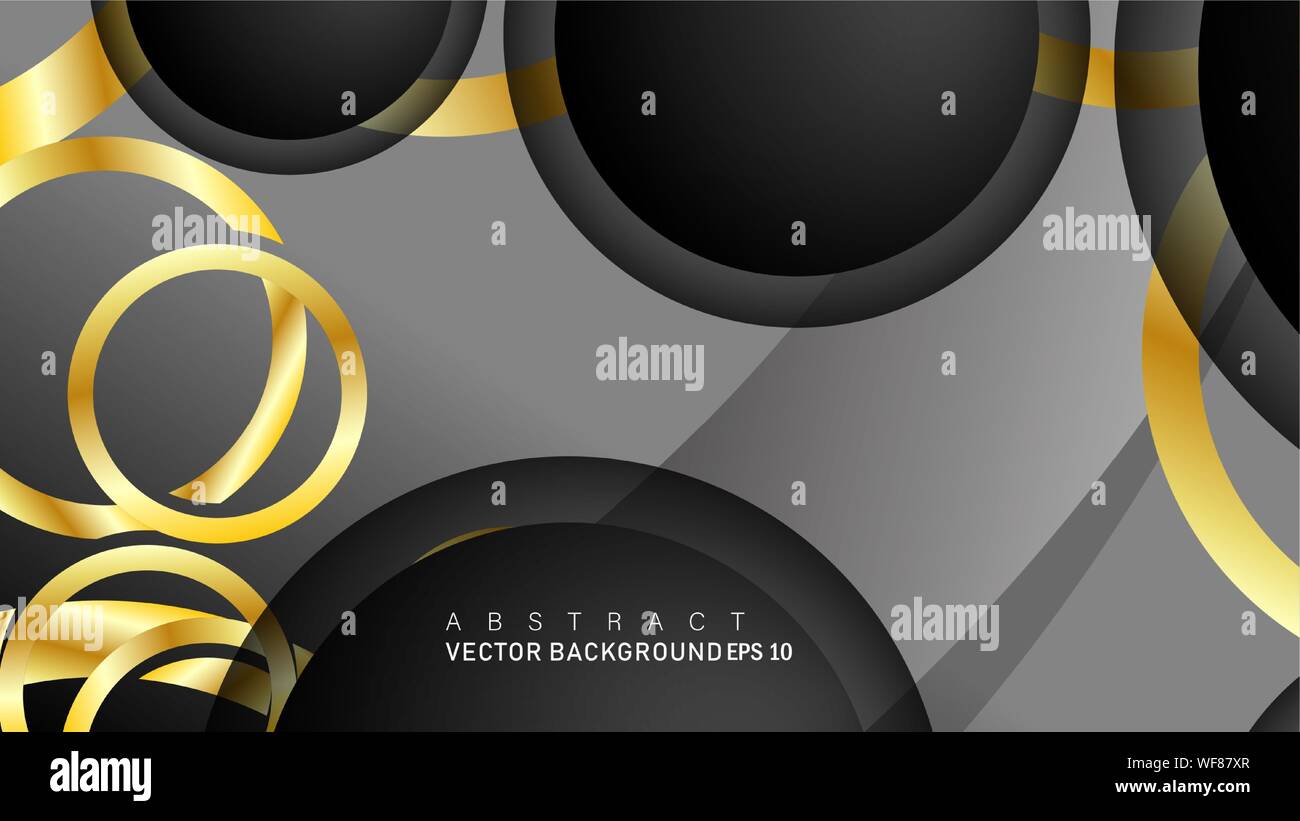 Vector background design that overlaps with gold ring color gradients ...