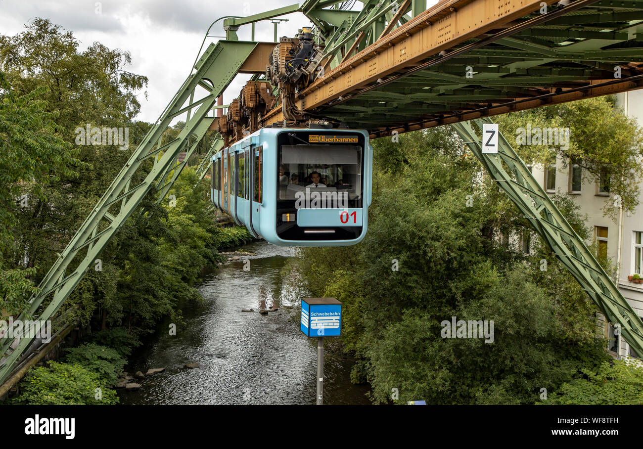 The Wuppertal suspension railway, train of the latest generation #15 ...
