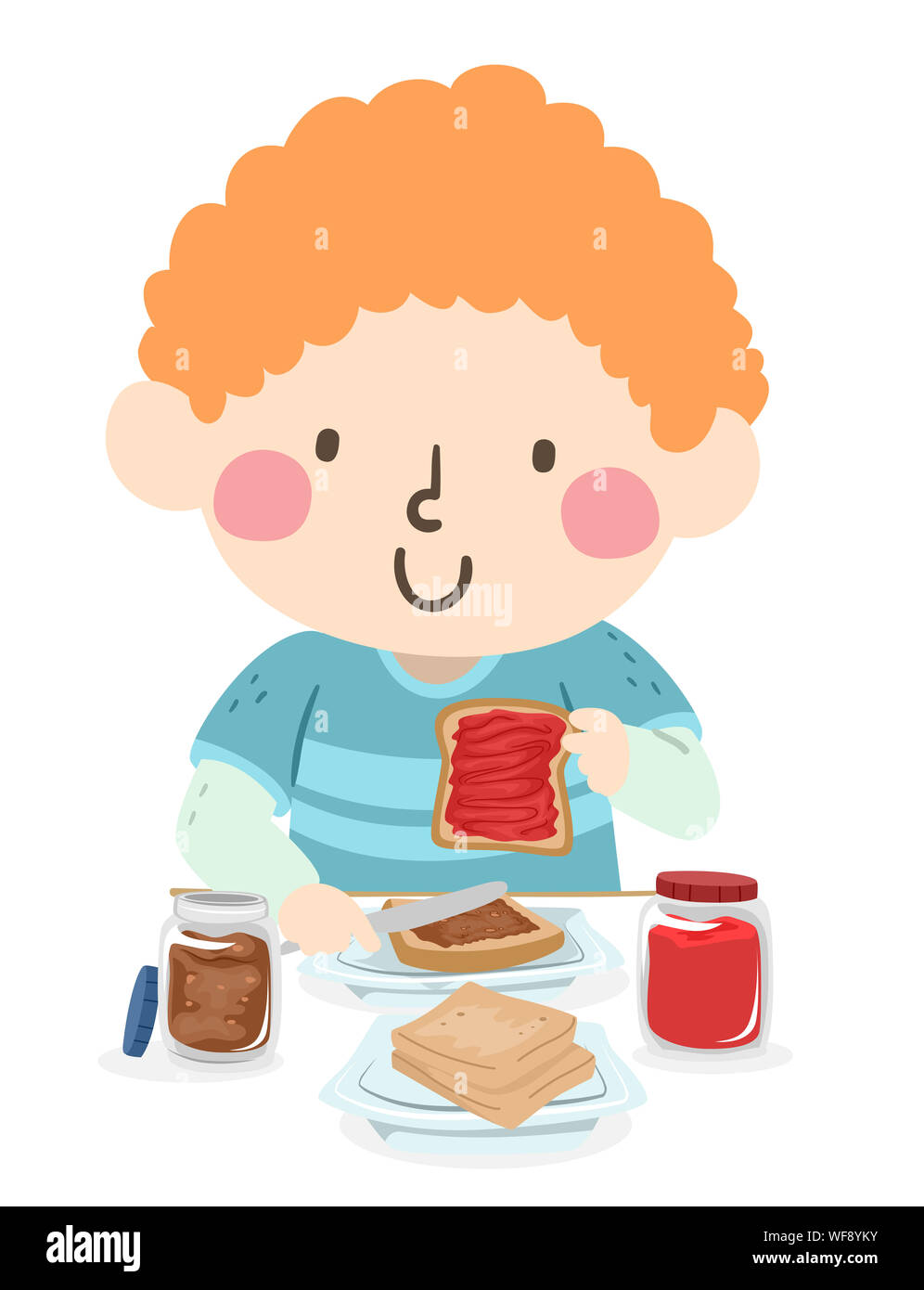 How To Make A Peanut Butter And Jelly Sandwich Clipart