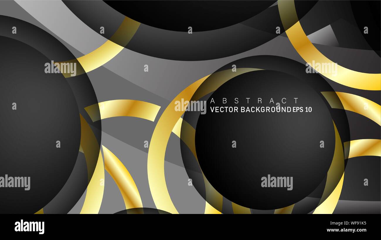 Vector background design that overlaps with gold ring color gradients ...