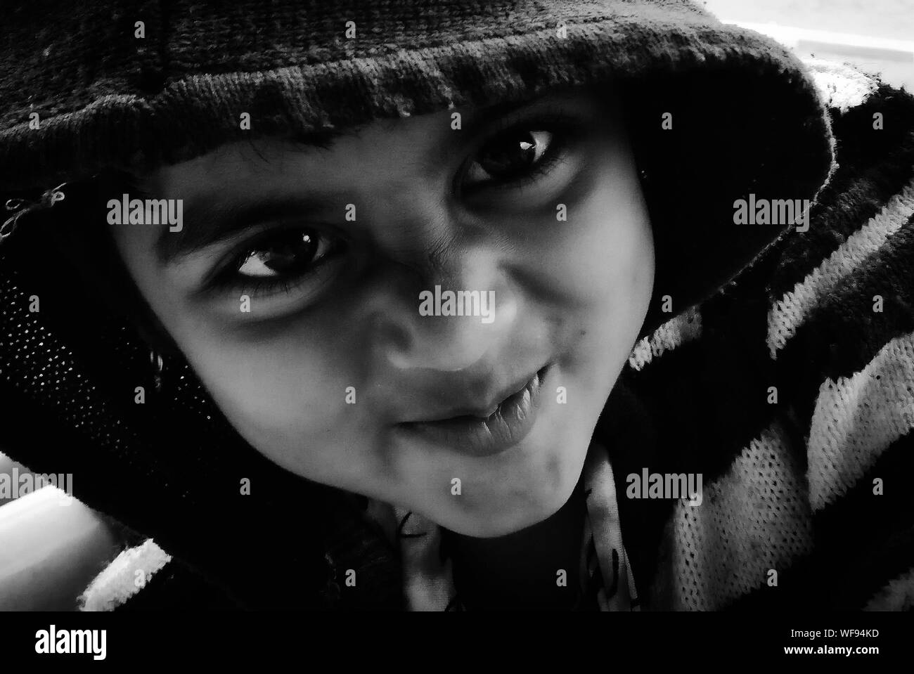 Indian boy face Black and White Stock Photos & Images - Alamy
