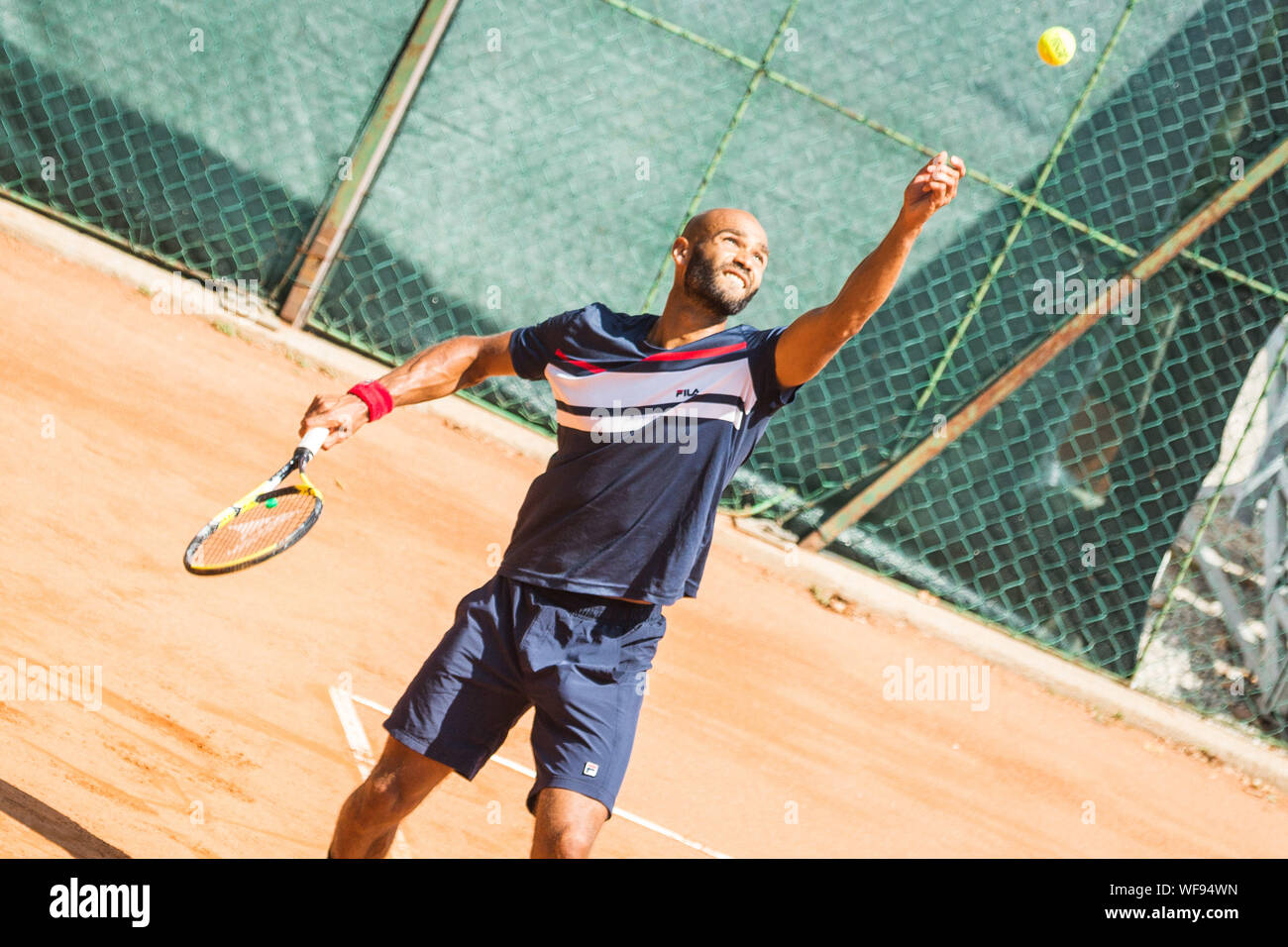 SADIO DOUMBIA during Atp Challenger Como 2019, Como, Italy, 30 Aug 2019, Tennis  Tennis Internationals Stock Photo - Alamy