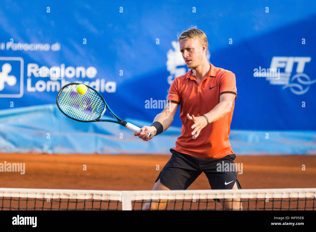 JELLE SELS during Atp Challenger Como 2019, Como, Italy, 30 Aug 2019,  Tennis Tennis Internationals Stock Photo - Alamy