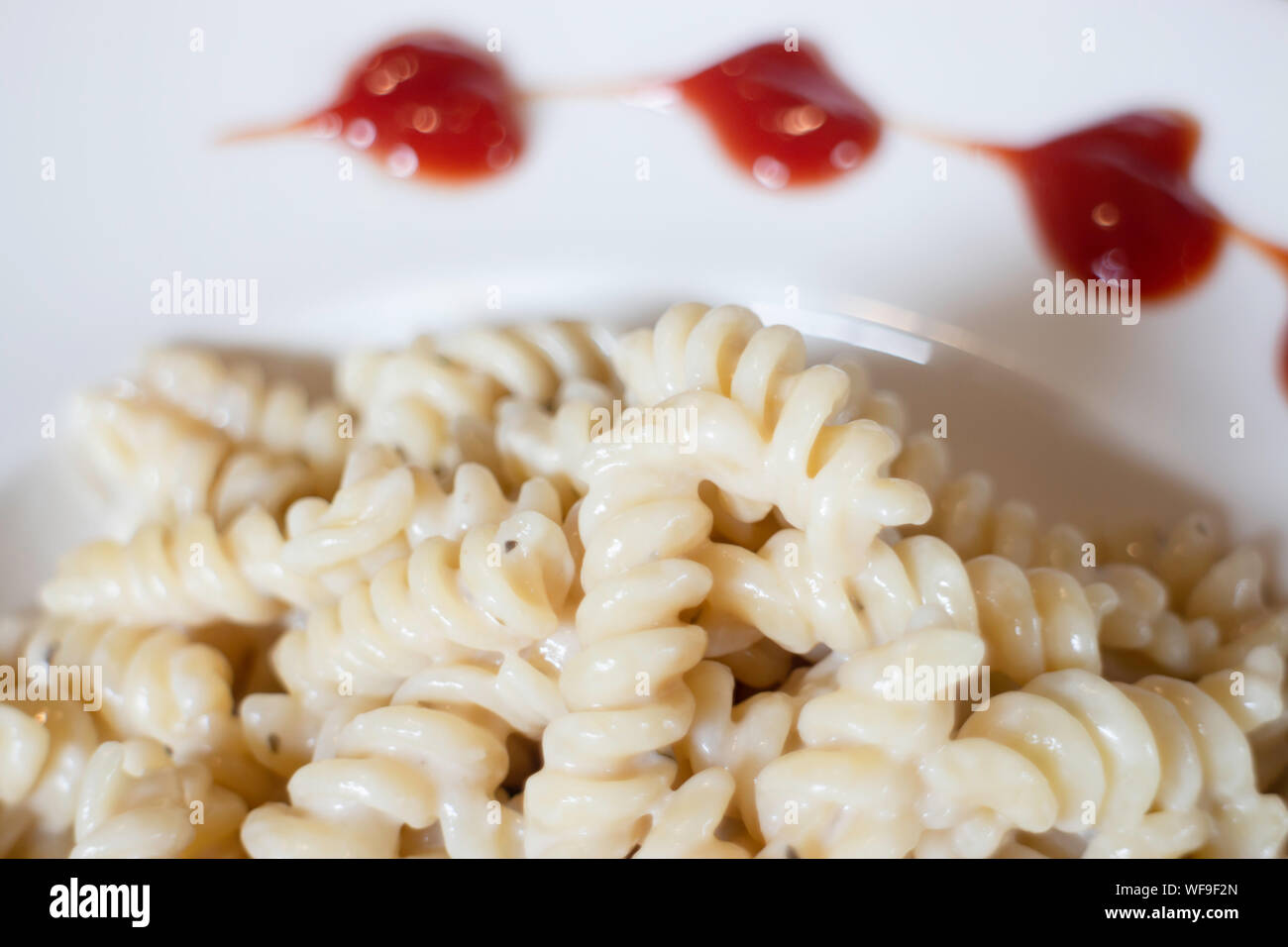 Homemade pasta cheese sauce meal, stock photo Stock Photo Alamy