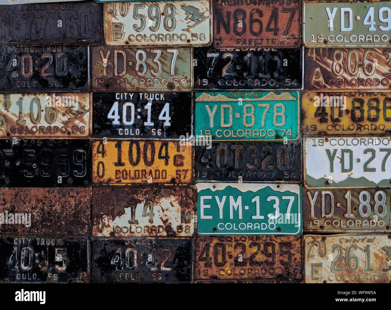 Old license plates hires stock photography and images Alamy