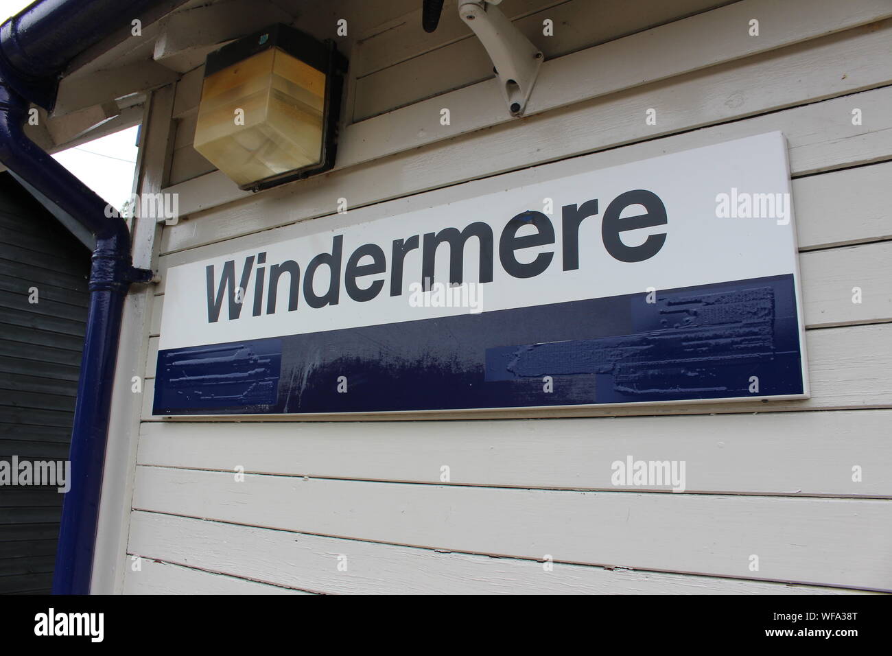 Windermere Railway Station, Lake District Stock Photo