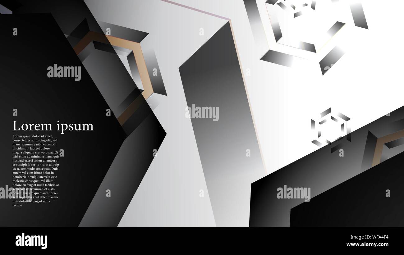 abstract vector background with gradient hexagon shapes. the background ...