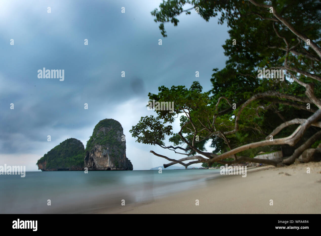 Koh Rang Ao Phra Nang Beach, Koh Rang Nok Island in Phra Nang Beach Cave, Krabi ...