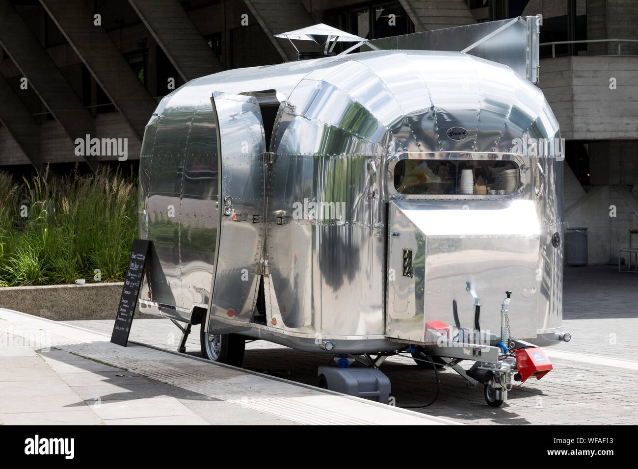 London Uk 5 June 2017 Iconic Airstream Travel Trailer