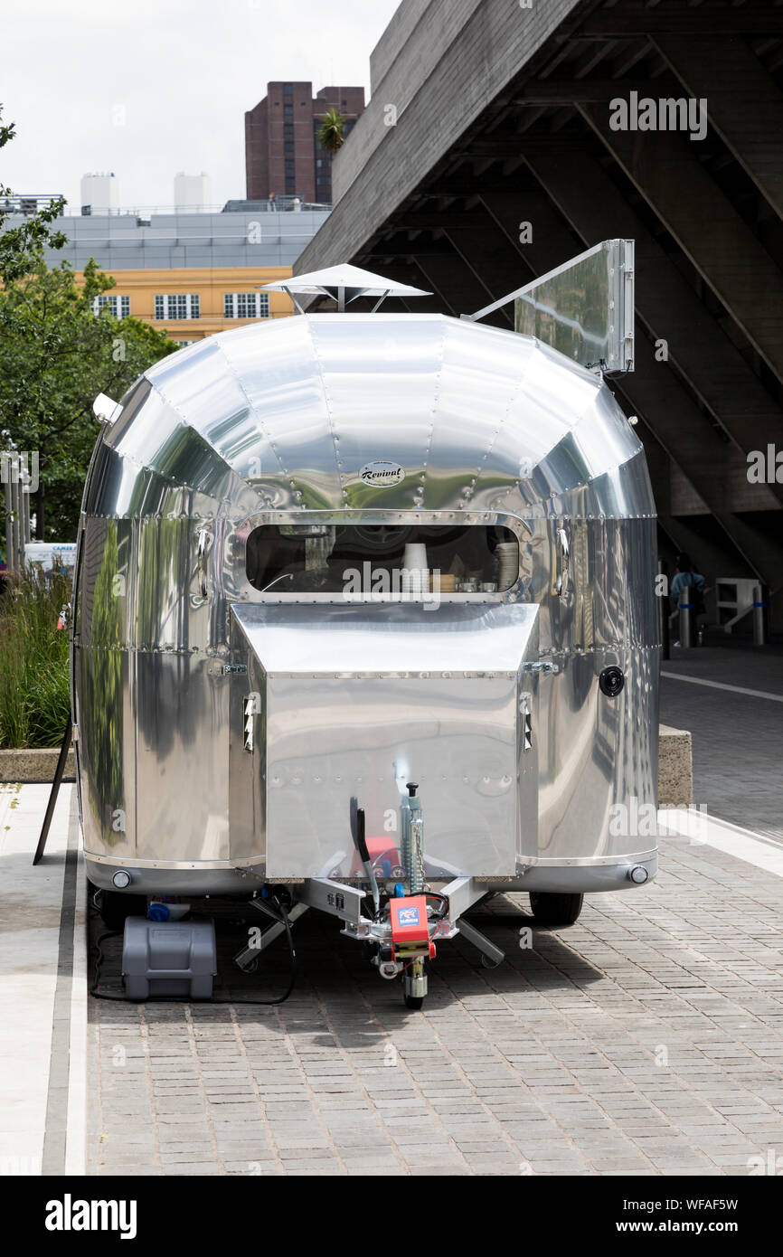 London Uk 5 June 2017 Iconic Airstream Travel Trailer