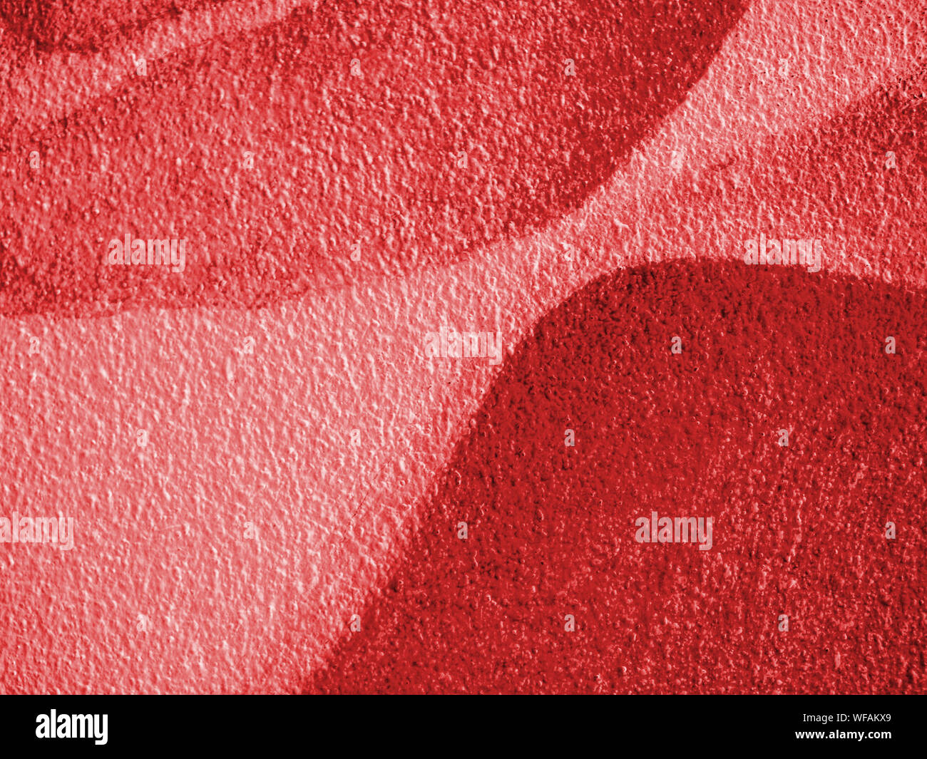 Empty red old wall texture. Painted distressed wall surface, Copy space, Cement wall texture Stock Photo