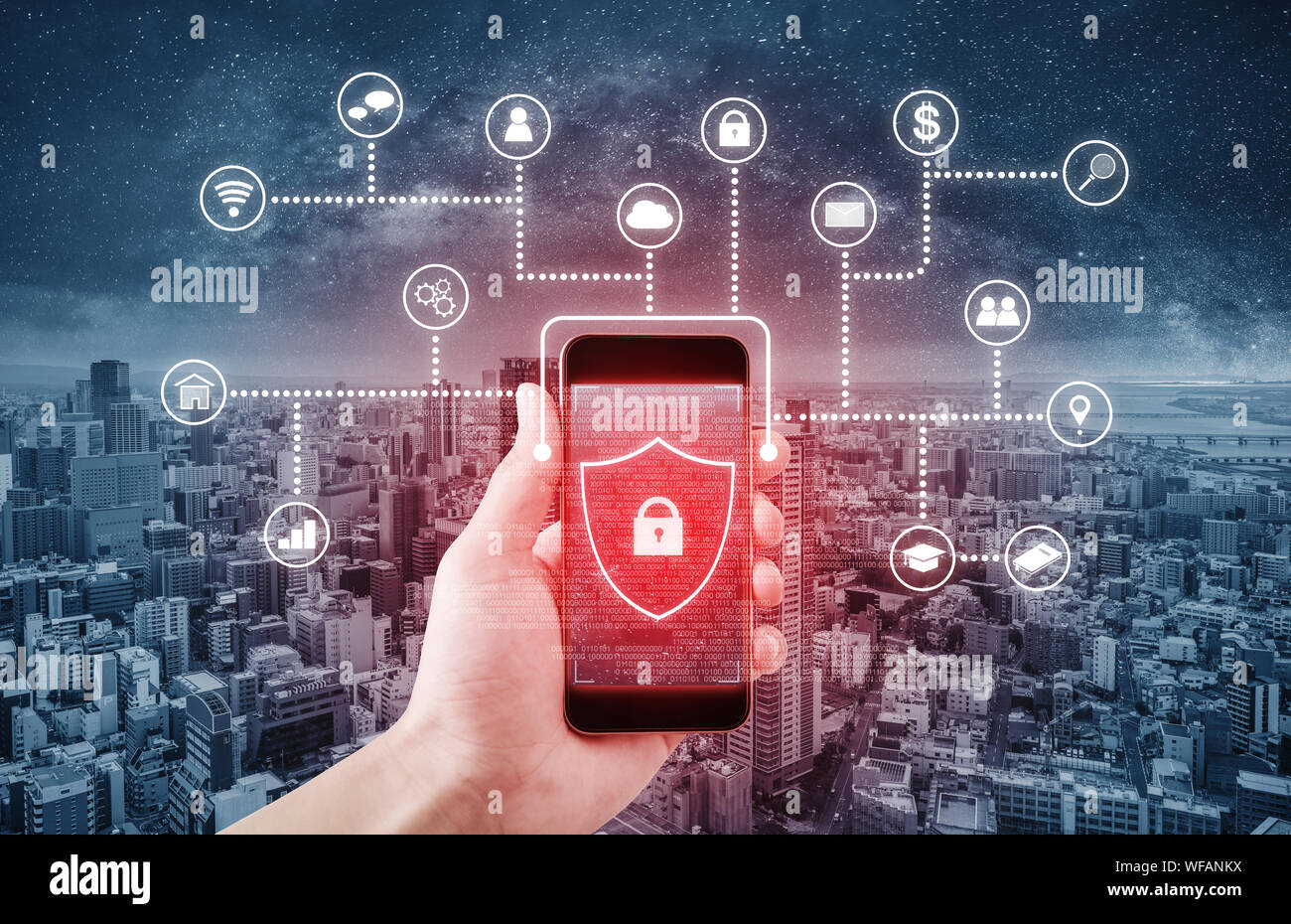 Red shield icon unlock hi-res stock photography and images - Alamy