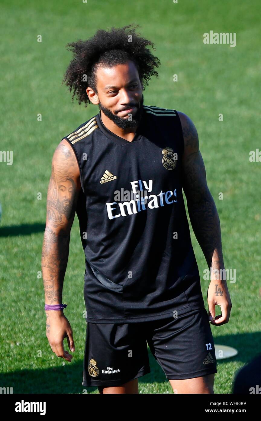 Madrid, Spain. 31st Aug, 2019. MARCELO DURING TRAINING OF REAL MADRID AT  MADRID SPORT CITY. SATURDAY, 31 AUGUST 2019. Credit: CORDON PRESS/Alamy  Live News Stock Photo - Alamy