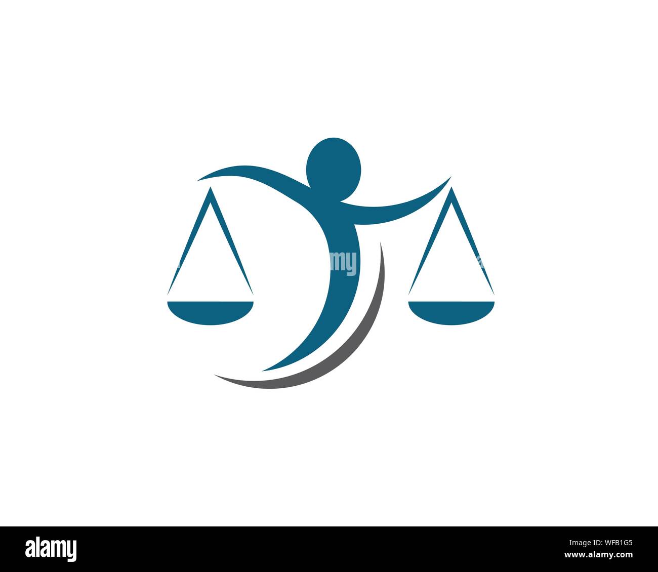 Lawyer logo template vector icon illustration design Stock Vector