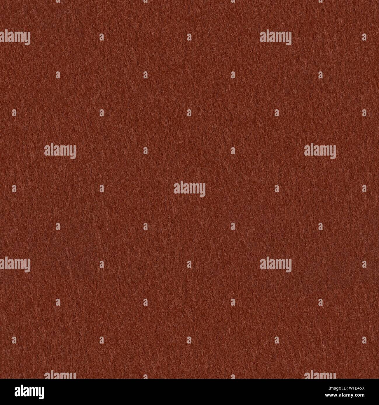 Natural dark brown felt texture. Seamless square background, tile ready. Stock Photo