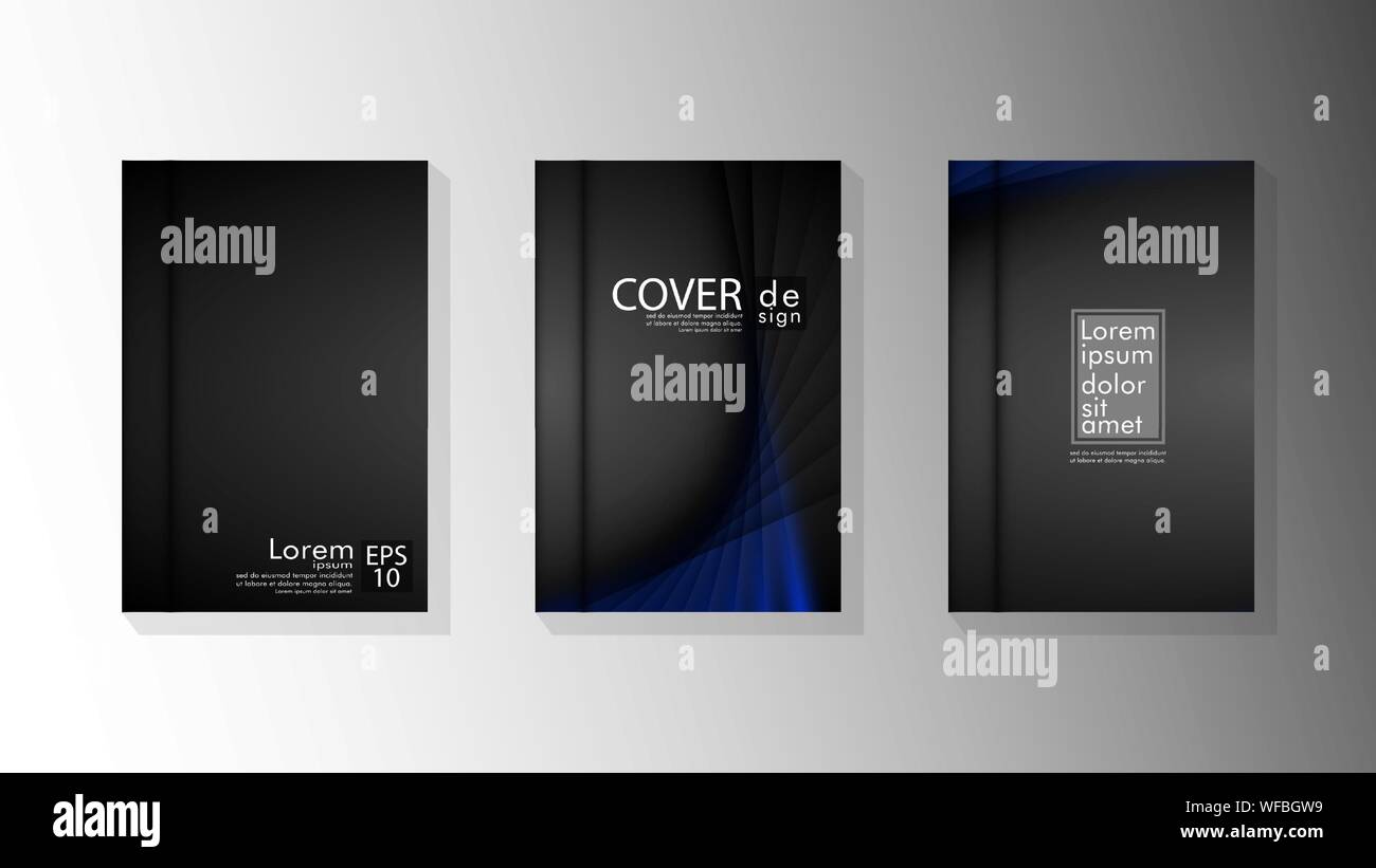 Vector collection of book cover backgrounds. eps 10 vector design ...