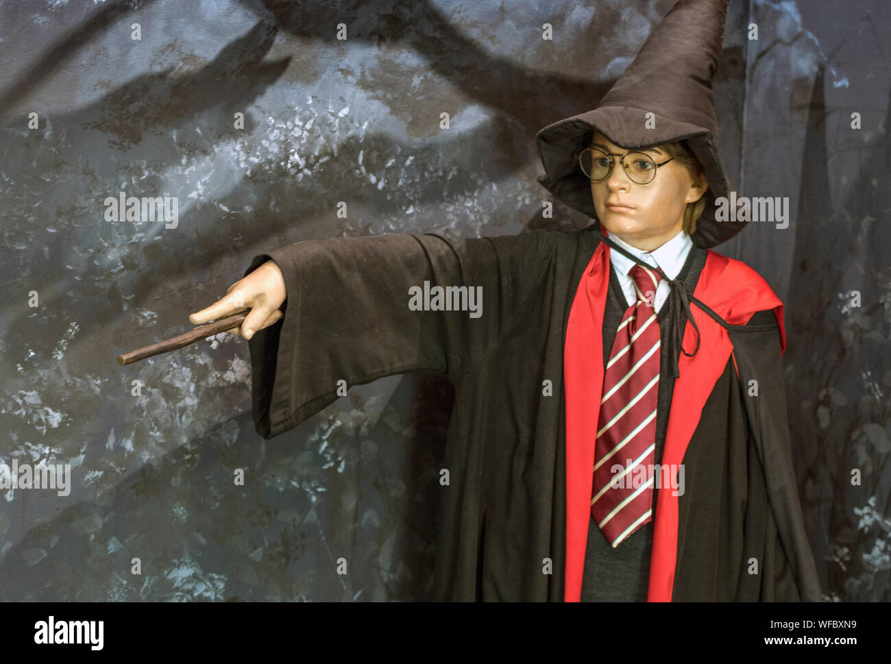 Harry Potter wax figure in Madame Tussauds museum in Prague Stock Photo -  Alamy