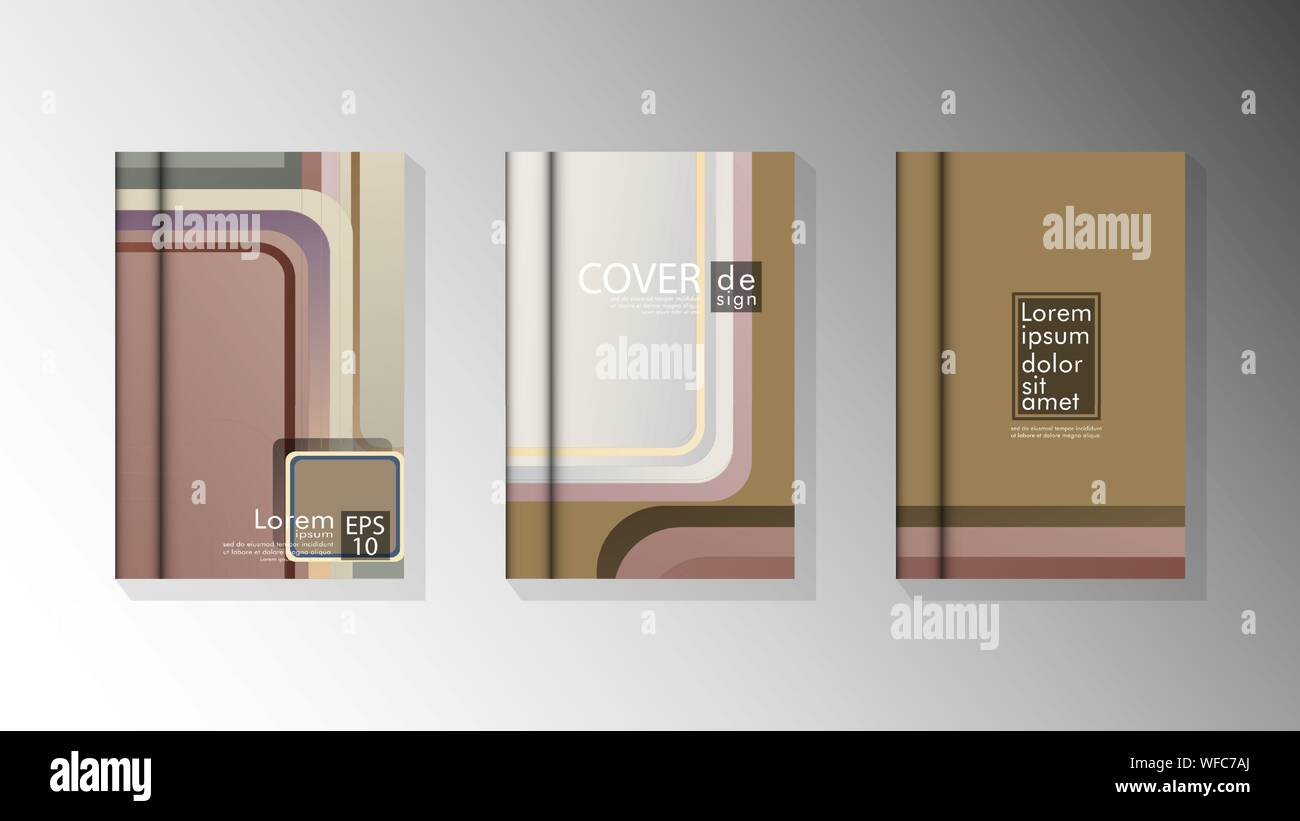 Vector collection of book cover backgrounds. eps 10 vector design ...