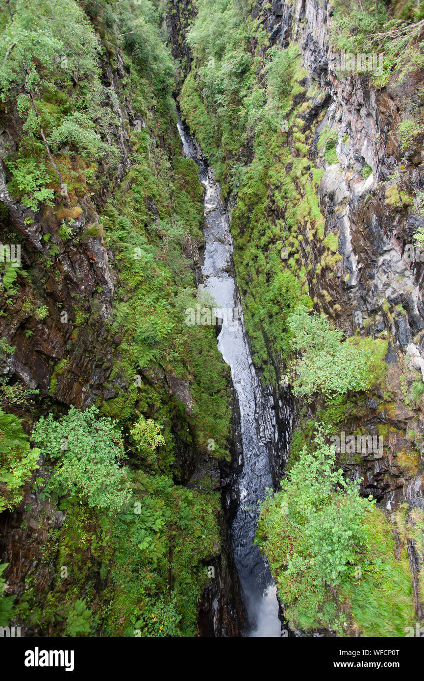 Corrieshalloch Gorge, Scottish Highlands, Scotland Stock Photo