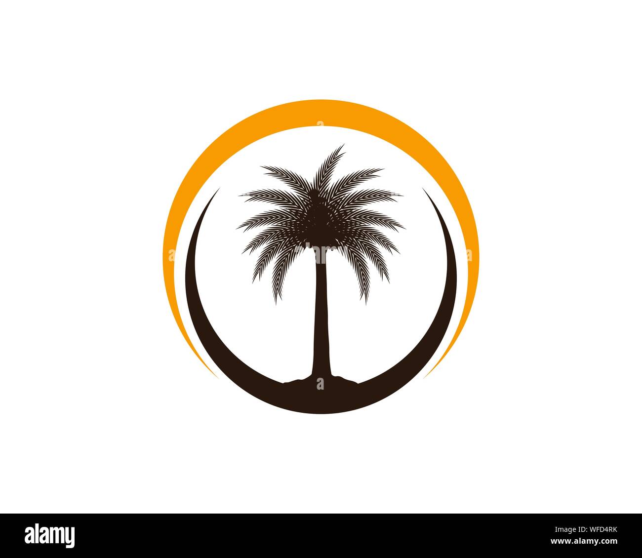 Date tree icon vector illustration logo template Stock Vector Image ...