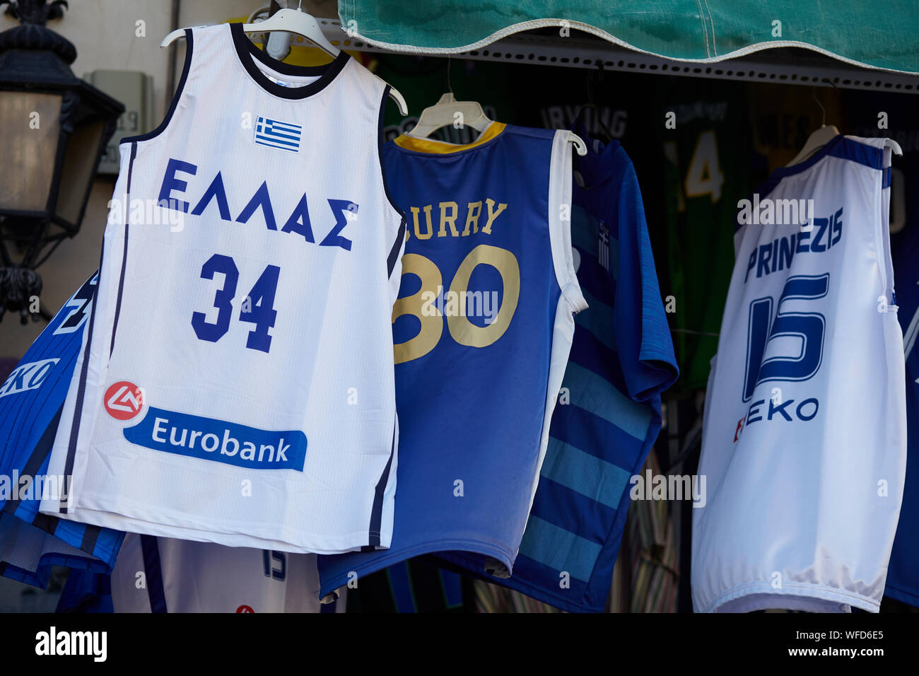 Greek Basketball shirt for sale Stock Photo - Alamy