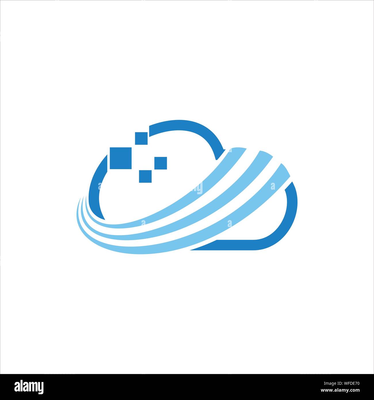 Cloud Logo design template Stock Vector