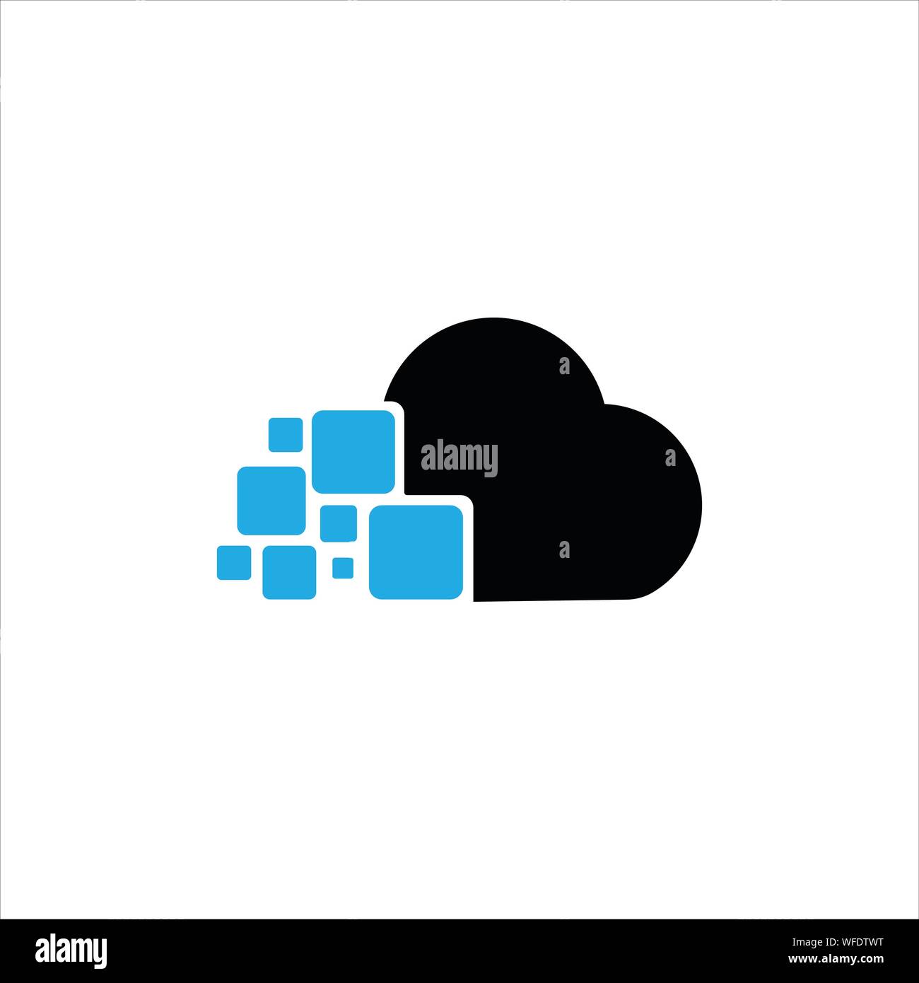 Cloud Logo design template Stock Vector
