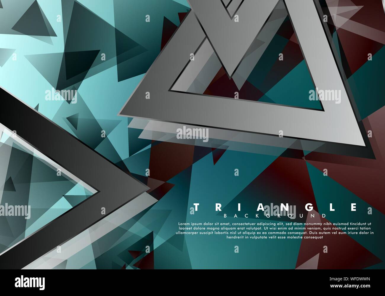 modern shape abstract triangle background Stock Vector Image & Art - Alamy
