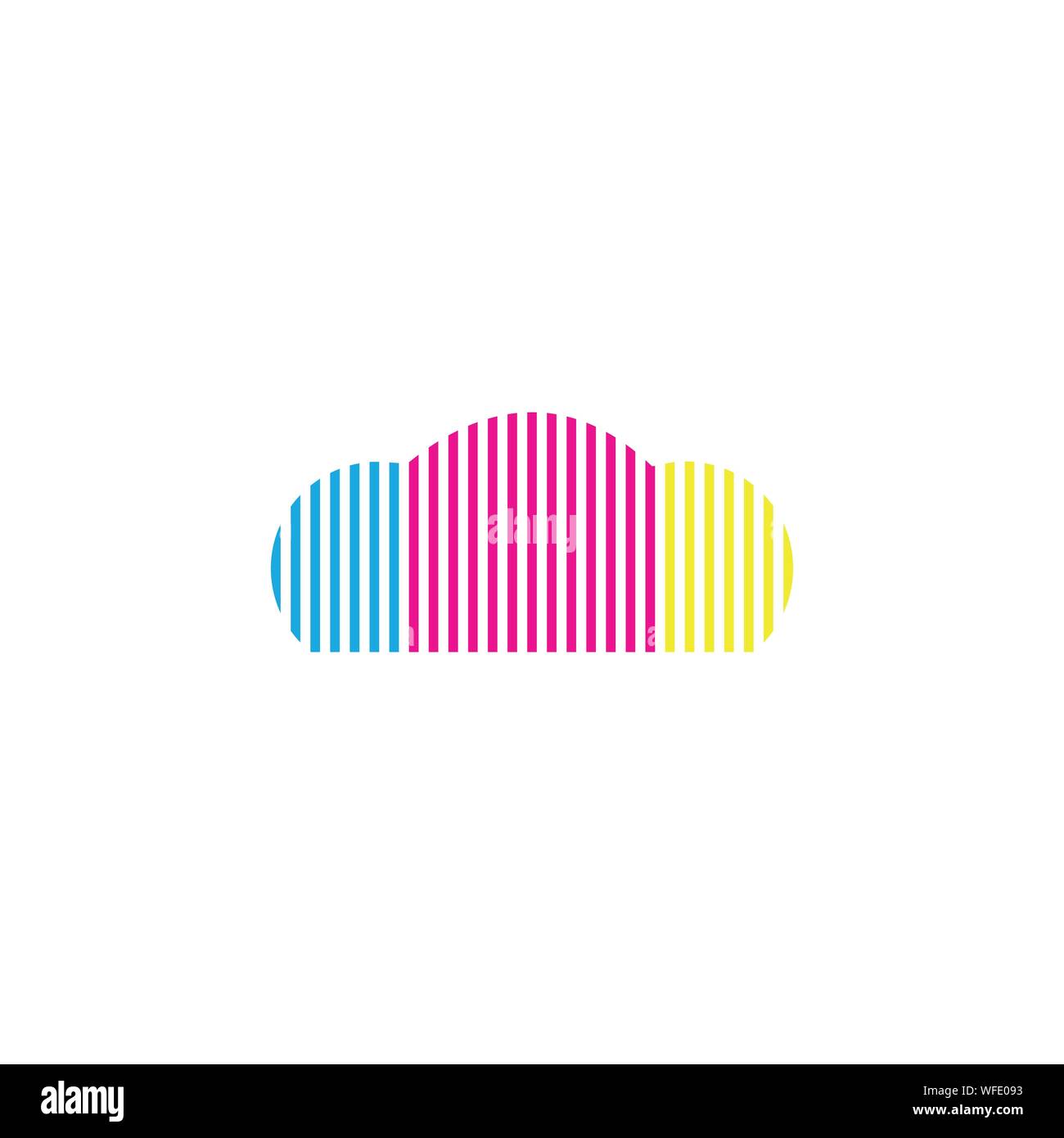 Cloud Logo design template Stock Vector