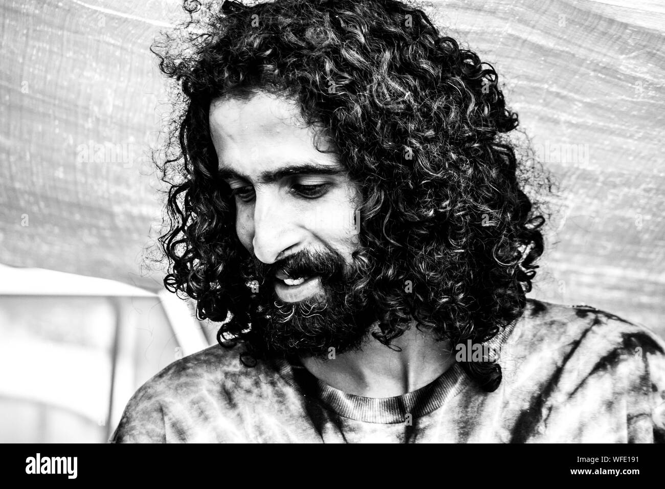 Curly Hair Man Black And White Stock Photos Images Alamy Curly Hair Man Black And White Stock Photos Images Alamy