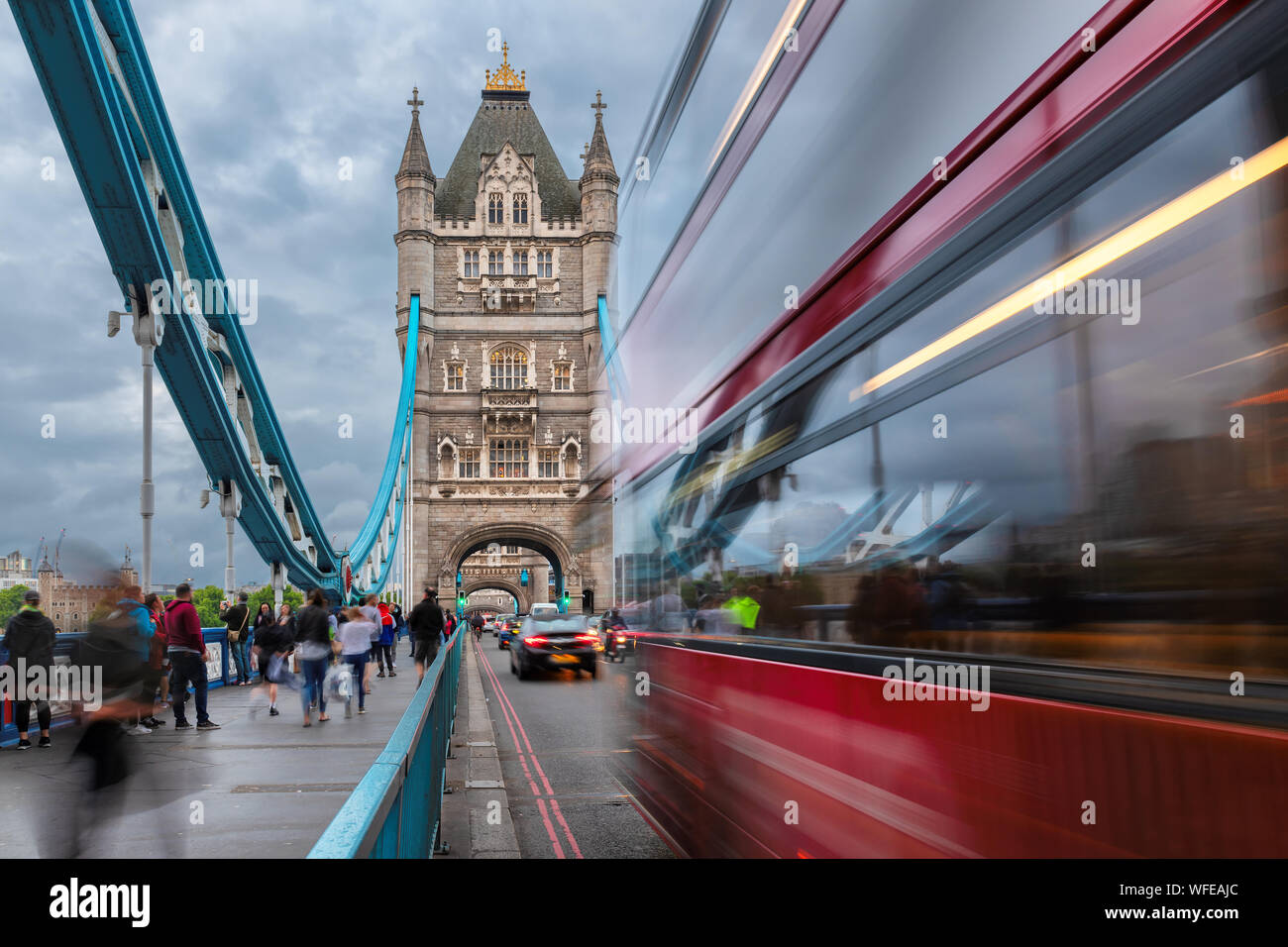 Tower Bridge in London UK Stock Photo