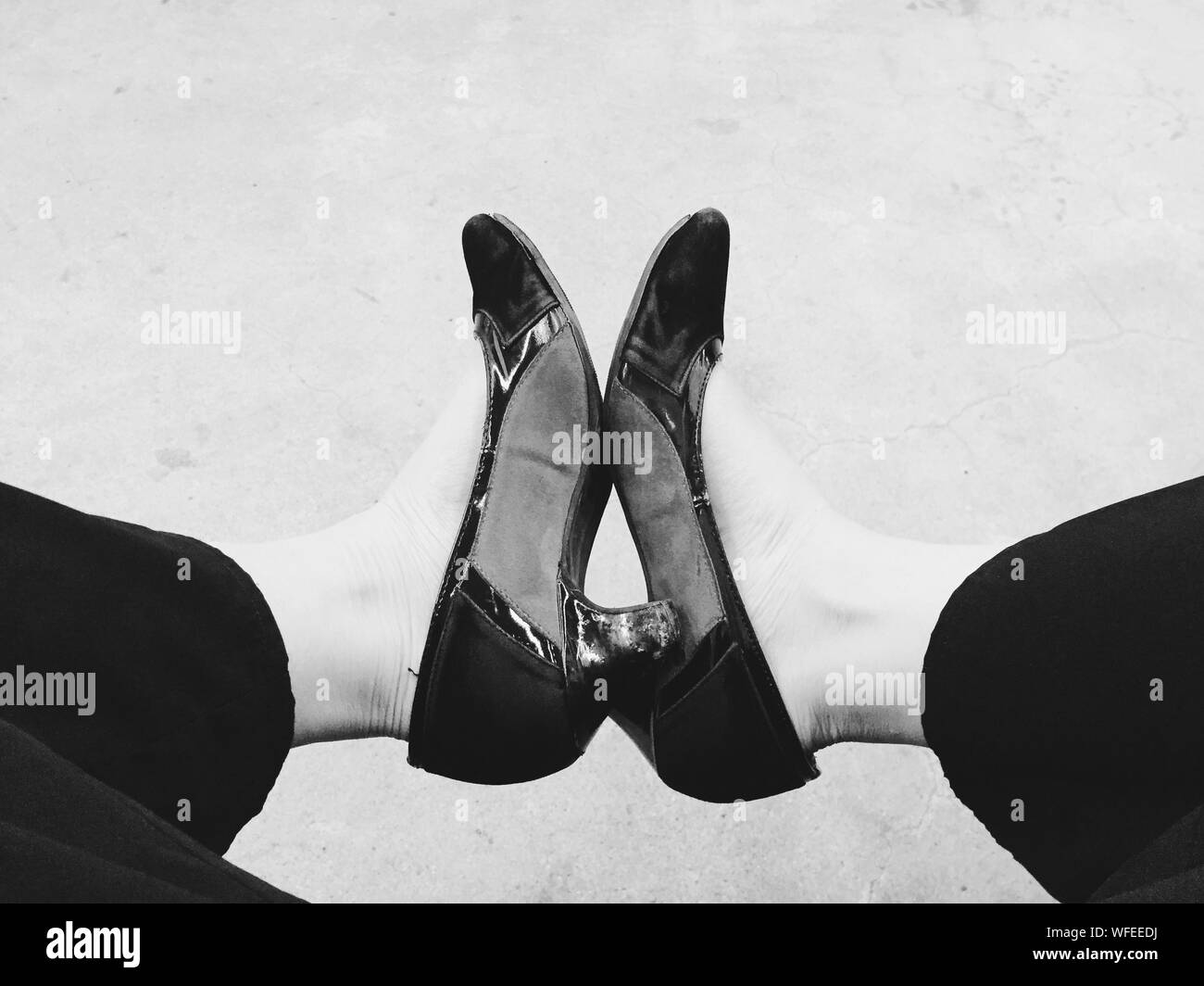 Wearing black heels hires stock photography and images Alamy