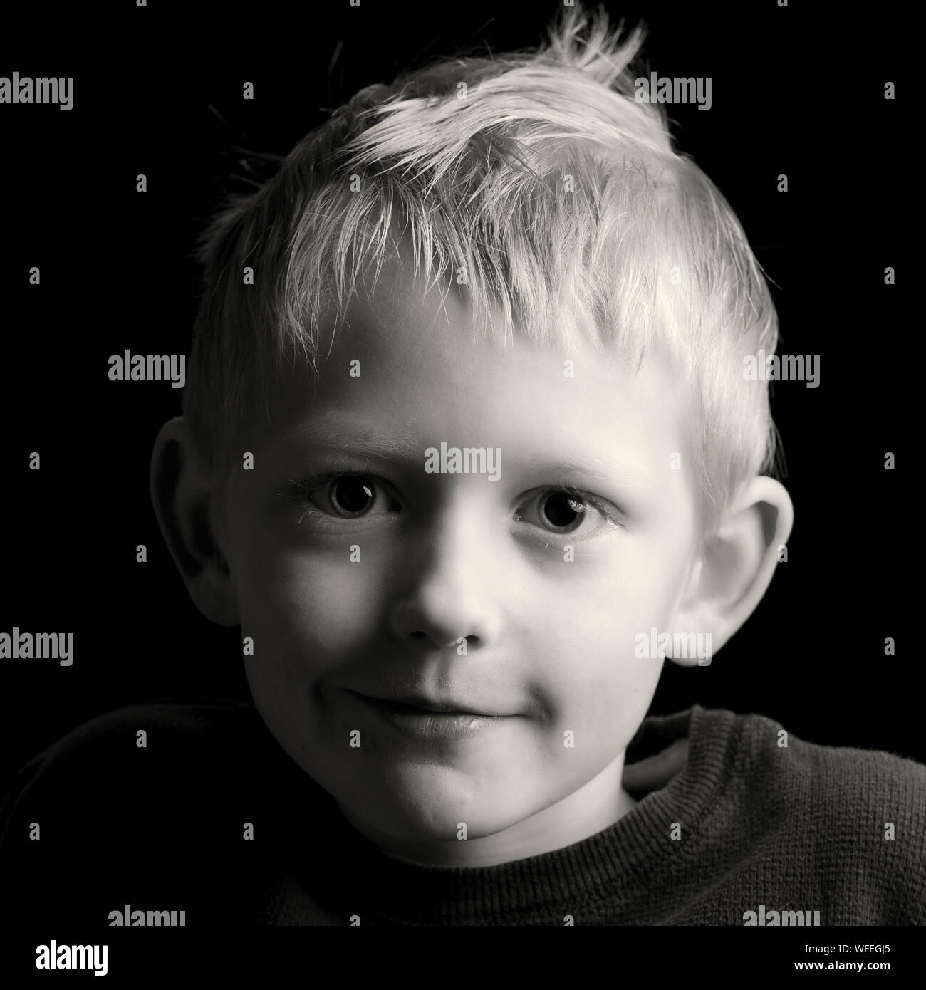 Black boy smiling face hi-res stock photography and images - Alamy