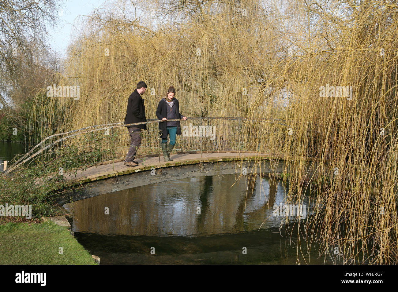 Mottisfont hampshire winter garden hires stock photography and images
