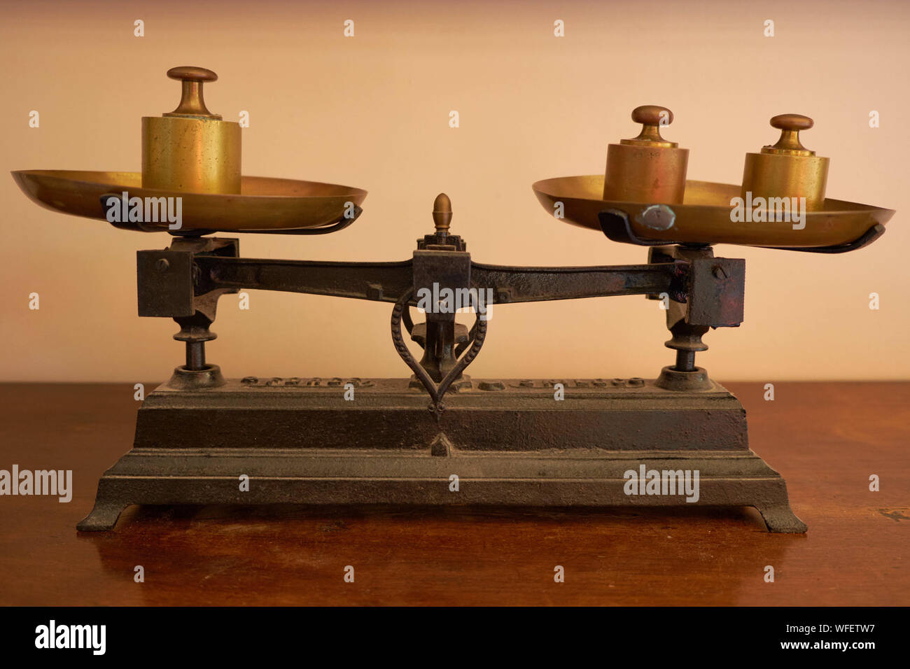 Vintage Weighing Scale Stock Photos Vintage Weighing Scale Stock