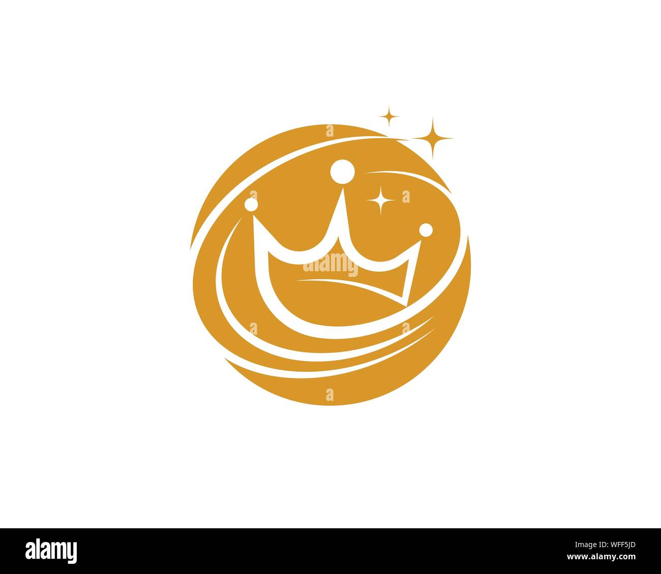 Crown Logo Template vector icon illustration design Stock Vector Image ...