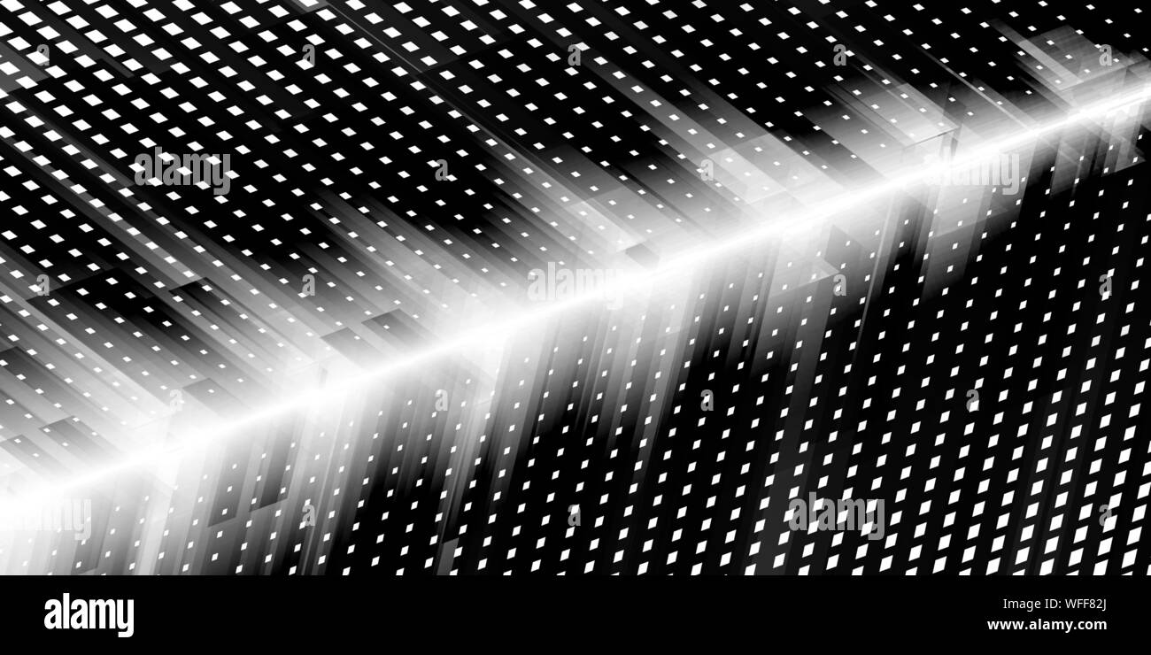 Black Grey and white tech arrows abstract modern background. Concept vector design Stock Vector