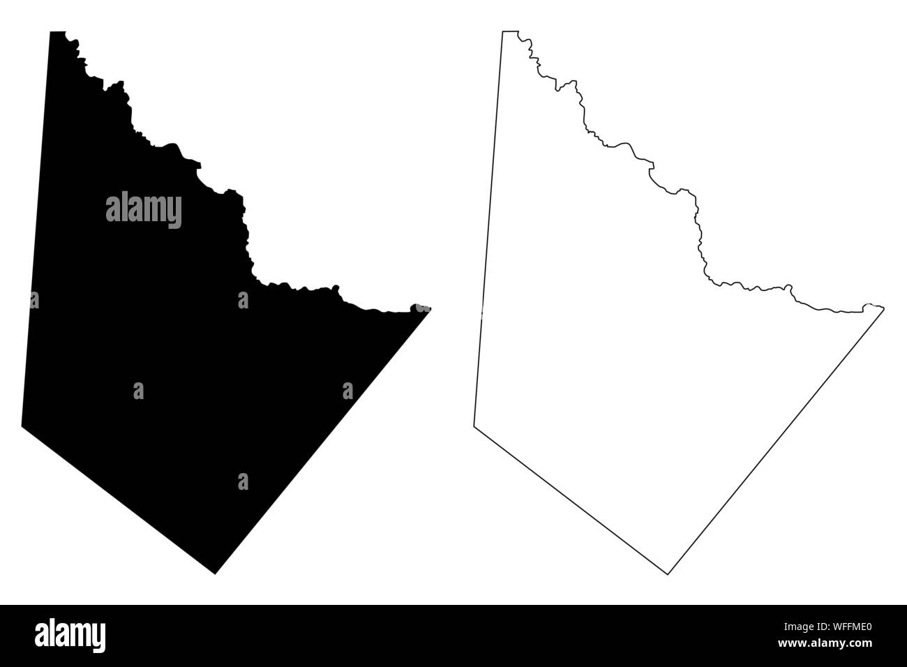Map of reeves Stock Vector Images Alamy
