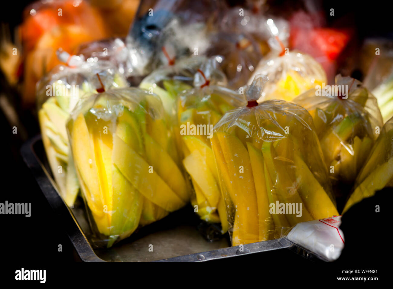 Plastic Wrapped Fruit High Resolution Stock Photography and Images - Alamy