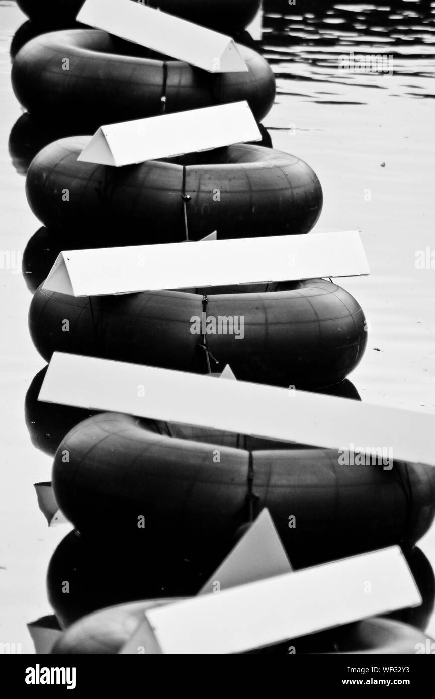 Inflatables on lake hires stock photography and images Alamy