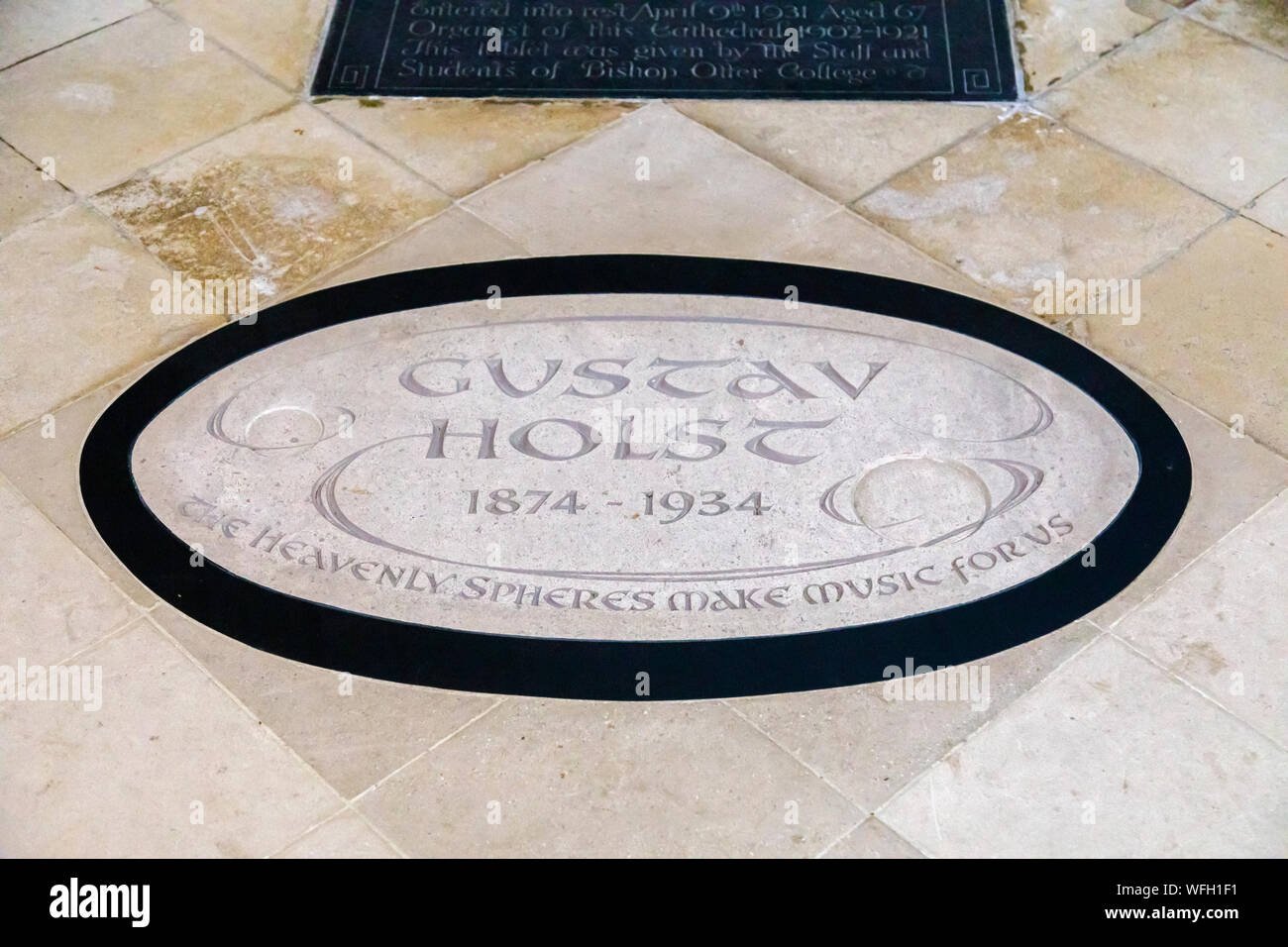 memorial-to-composer-gustav-holst-in-chichester-cathedral-in-chichester