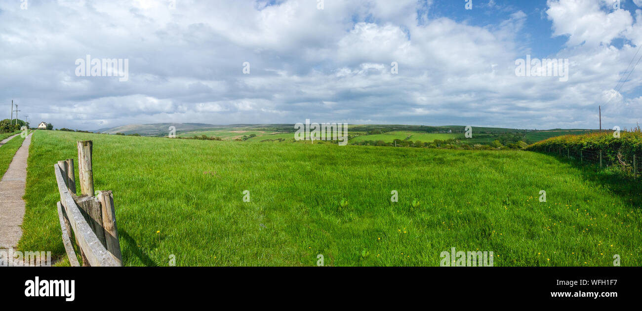 Rural Landscape Isle Of Arran Scotland United Kingdom Stock