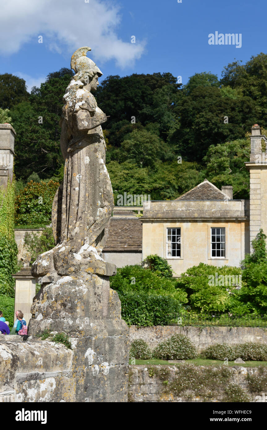 Iford Manor and The Peto Sculpture Gardens, Iford, Wiltshire, UK Stock Photo