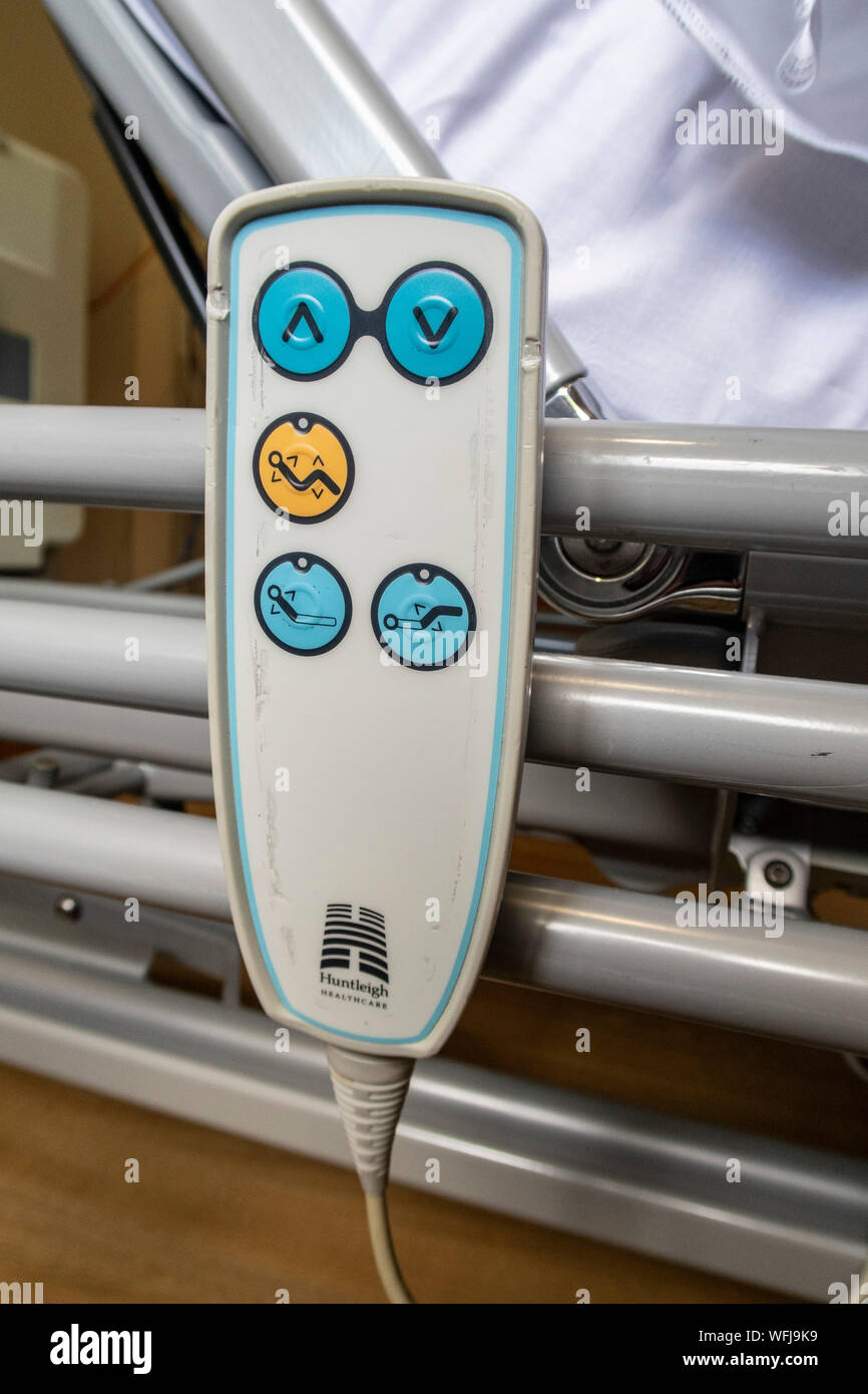 Huntleigh hospital bed controls, electrical control of bed position