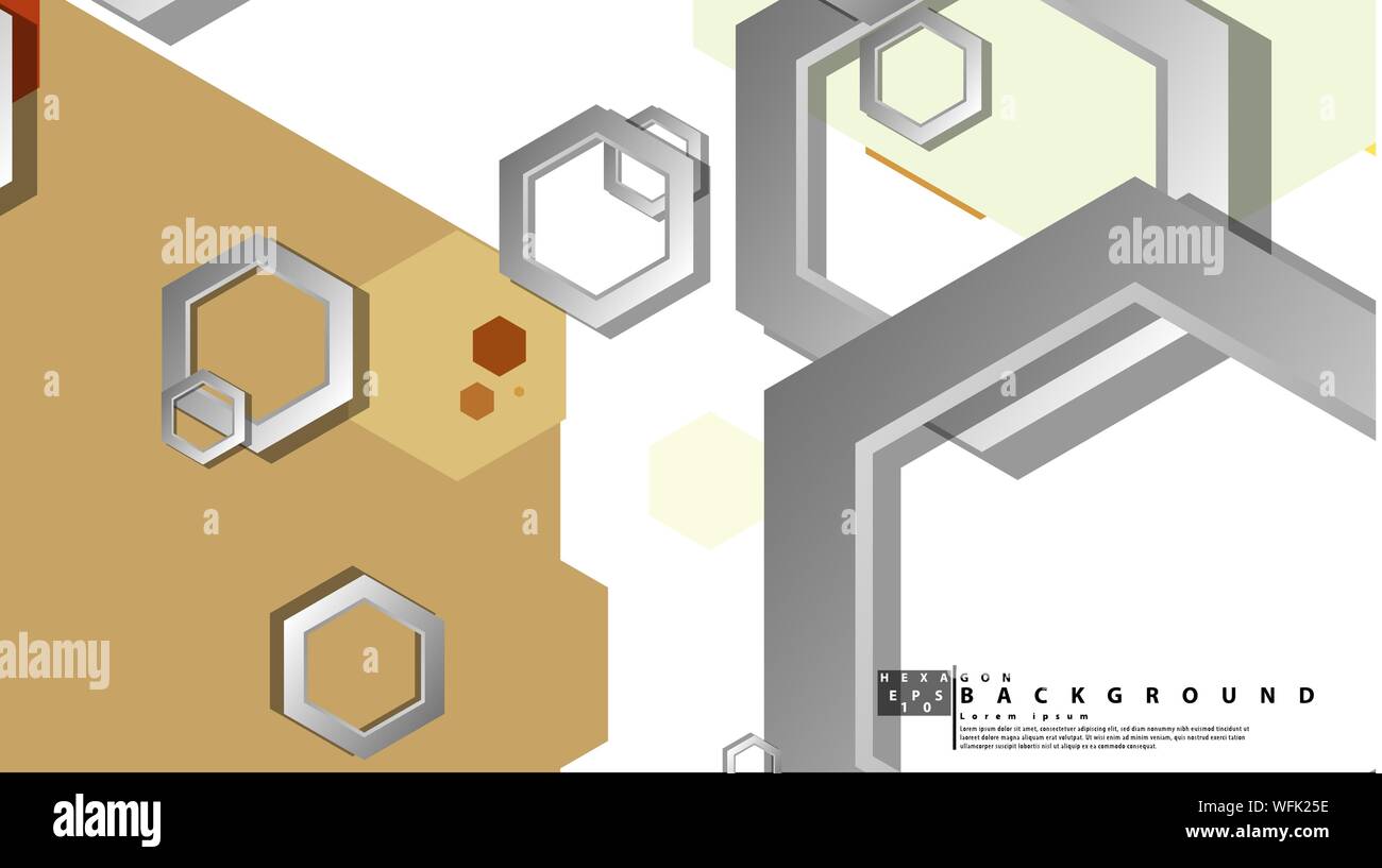 Middle Ag Abstract Background Abstract geometric background with hexagon, middle ages color ...